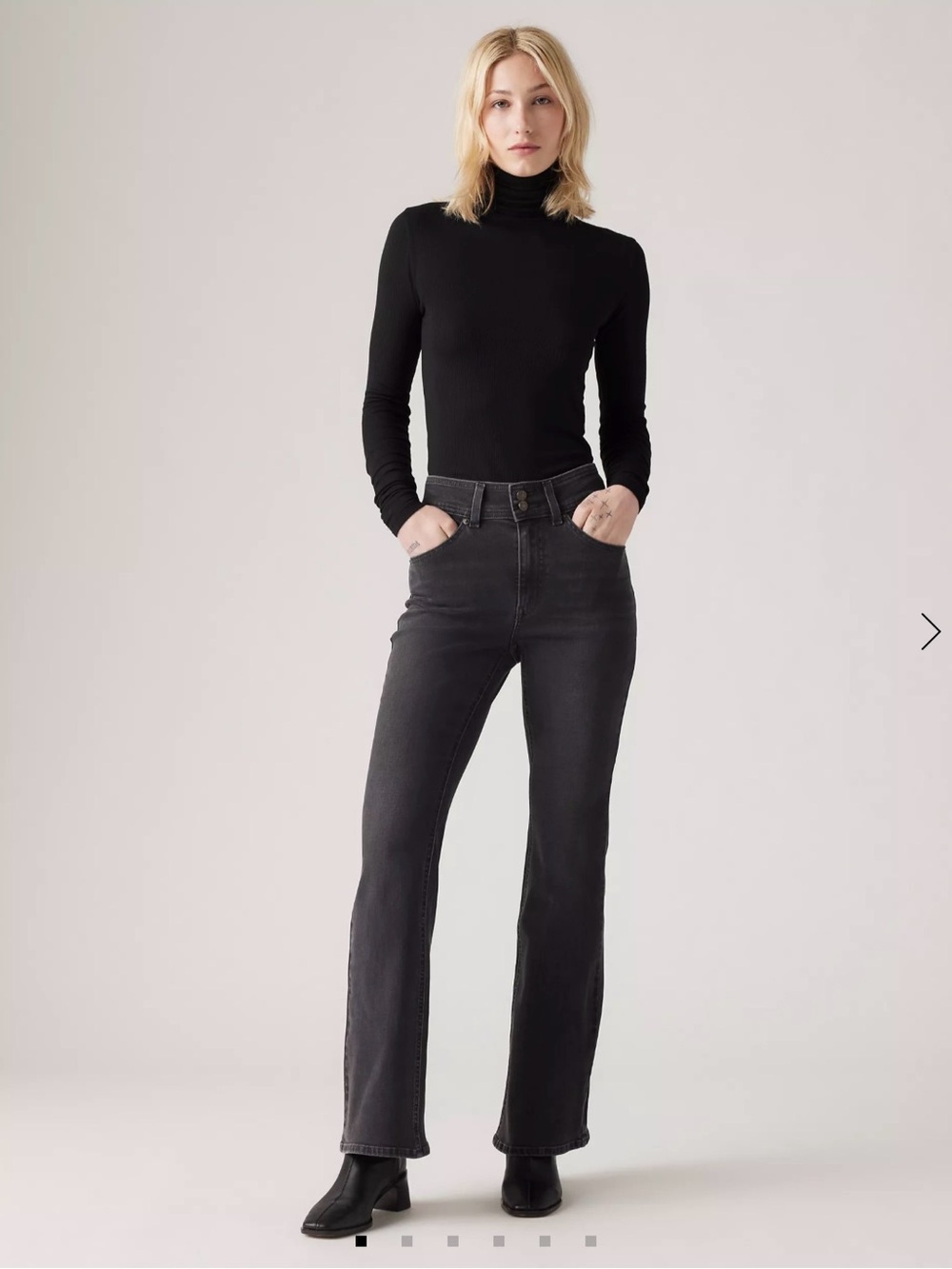 Levi's Women's Flare Jeans - Black